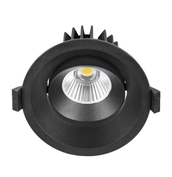 HOFFLIGHTS - Downlight LAOS orientable 12W negro 25° orientable IP40 4000K