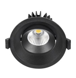 HOFFLIGHTS - Downlight LAOS orientable 12W negro 25° orientable IP40 4000K