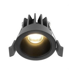 HOFFLIGHTS - Downlight QATAR 12 negro 24° 12W 3000K