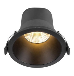 HOFFLIGHTS - Downlight LIBERTAD 9W 60° IP44 Triac 220-240V negro 2K7-3K2-4K
