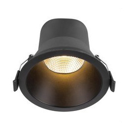 HOFFLIGHTS - Downlight LIBERTAD 9W 60° IP44 Triac 220-240V negro 2K7-3K2-4K