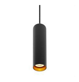 HOFFLIGHTS - Luminaria colgante BOGOTA 50W 100-240V negro GU10
