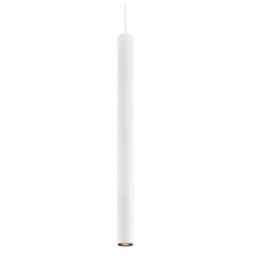 HOFFLIGHTS - Luminaria colgante PISA 7,5W 38° 26.5x450mm 220-240V blanco 3000K