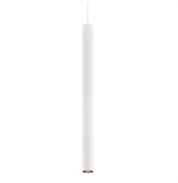HOFFLIGHTS - Luminaria colgante PISA 7,5W 38° 26.5x450mm 220-240V blanco 3000K