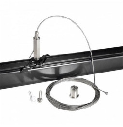 HOFFLIGHTS - Kit de suspensión carril 3F 5m On-Off / DALI negro