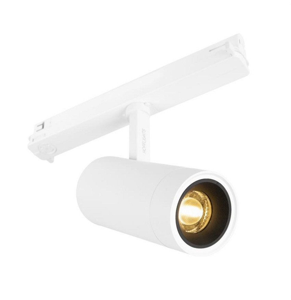 HOFFLIGHTS - Foco de carril TOKYO 15W 15°-50° IP20 3 fases DALI 220-240V blanco Switch 2K7-3K-4K