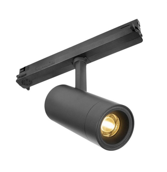HOFFLIGHTS - Foco de carril TOKYO 15W 15°-50° IP20 3 fases DALI 220-240V negro Switch 2K7-3K-4K
