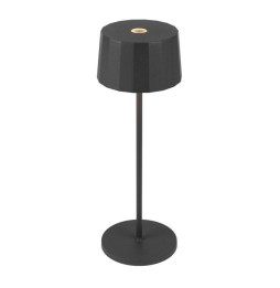 HOFFLIGHTS - Luminaria SWEDEN Gen.2 2.2W con batería IP65 antracita Switch 2K7-3K
