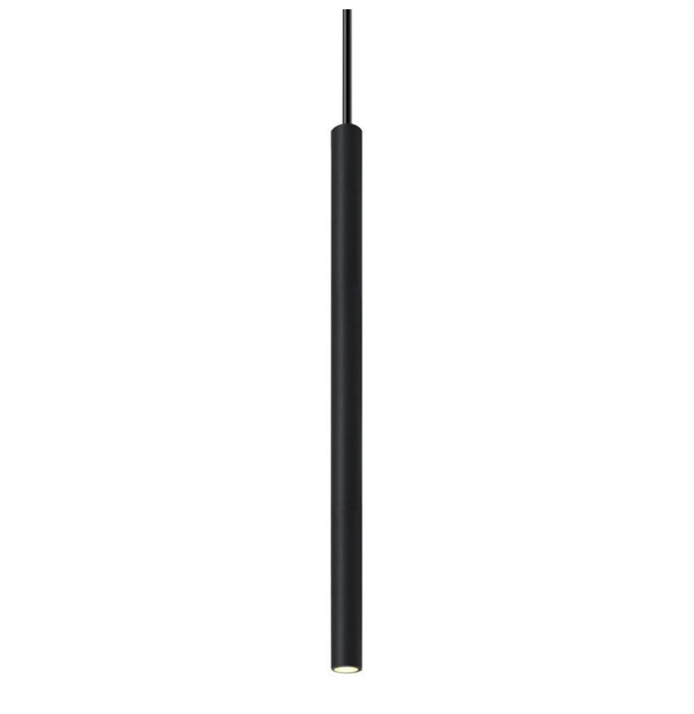 HOFFLIGHTS - Luminaria colgante PISA 7,5W 38° 26.5x450mm 220-240V negro 3000K