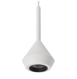 HOFFLIGHTS - Luminaria colgante BOLOGNA 7,5W 24° 80x185mm 220-240V blanco 3000K
