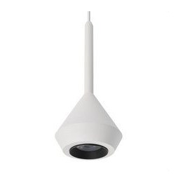 HOFFLIGHTS - Luminaria colgante BOLOGNA 7,5W 24° 80x185mm 220-240V blanco 3000K