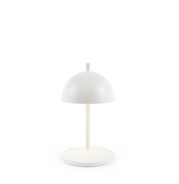 HOFFLIGHTS - Luminaria de pie MALMO S 3,5 con batería IP65 blanco DIM 2700/4000K