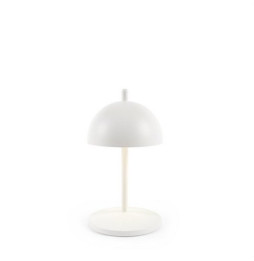 HOFFLIGHTS - Luminaria de pie MALMO S 3,5 con batería IP65 blanco DIM 2700/4000K