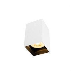 HOFFLIGHTS - Downlight superficie BOGOTA 50W 100-240V cuadrado blanco GU10