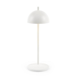 HOFFLIGHTS - Luminaria de pie MALMO M 3,5 con batería IP65 blanco DIM 2700/4000K