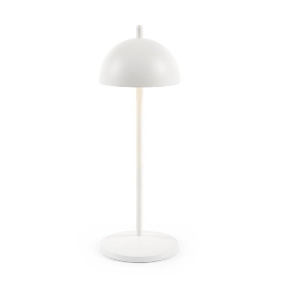 HOFFLIGHTS - Luminaria de pie MALMO M 3,5 con batería IP65 blanco DIM 2700/4000K