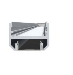 LedsC4 - Perfil lineal 2m difusor mate aluminio anodizado