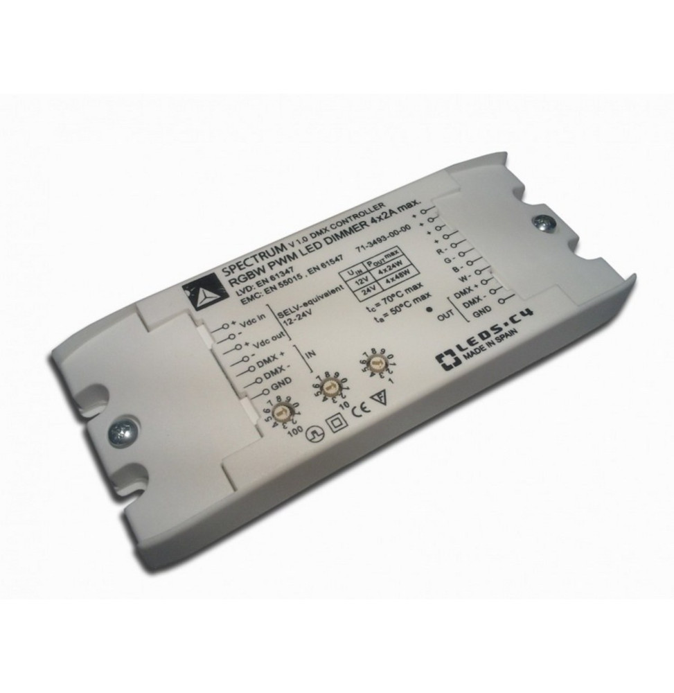 LedsC4 - Controlador DMX RGB 96-192W LedsC4 - Controlador DMX RGB 96-192W