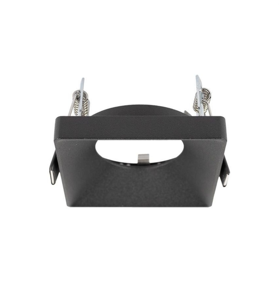 HOFFLIGHTS - Accesorio semi empotrado cuadrado MALTA negro fijo para GU10
