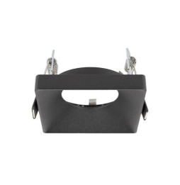 HOFFLIGHTS - Accesorio semi empotrado cuadrado MALTA negro fijo para GU10