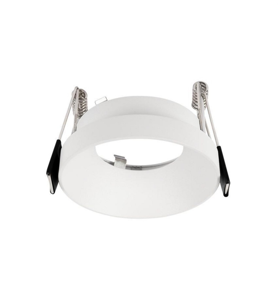 HOFFLIGHTS - Accesorio semi empotrado redondo MALTA negro fijo para GU10