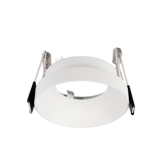 HOFFLIGHTS - Accesorio semi empotrado redondo MALTA negro fijo para GU10
