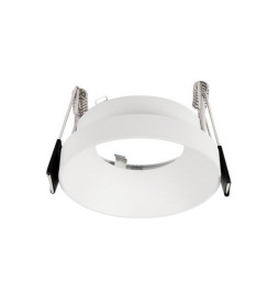 HOFFLIGHTS - Accesorio semi empotrado redondo MALTA blanco fijo para GU10
