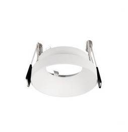 HOFFLIGHTS - Accesorio semi empotrado redondo MALTA blanco fijo para GU10