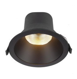 HOFFLIGHTS - Downlight LIBERTAD 12 60° TRIAC 220-240V negro SWITCH 2700/3200/4000K