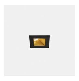 LedsC4 - Downlight PLAY Deco asimétrico cuadrado fijo 11,9W 3000K CRI90 44,7 corte de fase oro/oro IP54 1144lm
