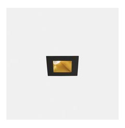 LedsC4 - Downlight PLAY Deco asimétrico cuadrado fijo 11,9W 3000K CRI90 34,5 blanco/oro IP54 1244lm