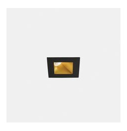 LedsC4 - Downlight PLAY Deco asimétrico cuadrado fijo 11,9W 3000K CRI90 18,7 DALI-2 blanco/oro IP54 1011lm