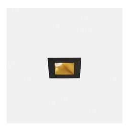 LedsC4 - Downlight PLAY Deco asimétrico cuadrado fijo 11,9W 4000K CRI90 44,7 corte de fase negro/oro IP54 1224lm