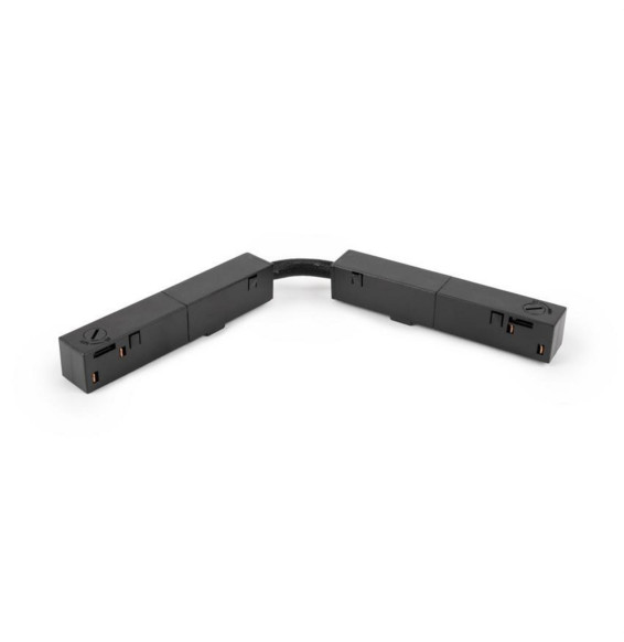 HOFFLIGHTS - Conector eléctrico flexible para carril 48V negro