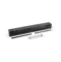 HOFFLIGHTS - Conector eléctrico intermedio empotrar para carril 48V negro