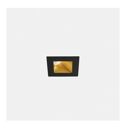 LedsC4 - Downlight PLAY Deco asimétrico cuadrado fijo 11,9W 4000K CRI90 18,7 corte de fase oro/oro IP54 1082lm