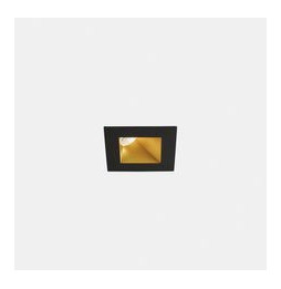 LedsC4 - Downlight PLAY Deco asimétrico cuadrado fijo 17,7W 2700K CRI90 21 DALI negro/blanco IP54 1554lm