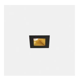 LedsC4 - Downlight PLAY Deco asimétrico cuadrado fijo 17,7W 3000K CRI90 33,7 corte de fase oro/oro IP54 1554lm