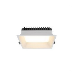 HOFFLIGHTS - Downlight fijo NORWAY 20 Gen2 cuadrado 100° IP65 SWITCH 2700K-3200K-4000K blanco