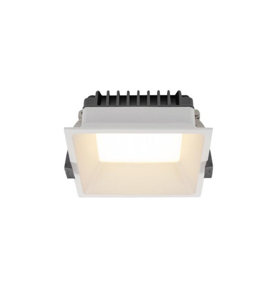 HOFFLIGHTS - Downlight fijo NORWAY 9 Gen2 cuadrado 100° IP65 SWITCH 2700K-3200K-4000K blanco