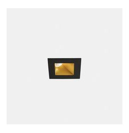 LedsC4 - Downlight PLAY Deco asimétrico cuadrado fijo 17,7W 4000K CRI90 21 corte de fase oro/blanco IP54 1554lm