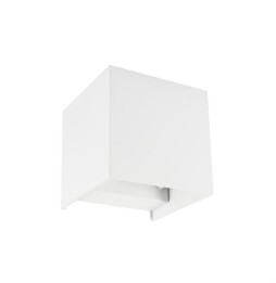 HOFFLIGHTS - Aplique pared PALMA cuadrado UP&DOWN 2x5W 0-90° IP65 100-240V SWITCH 2700K-3200K-4000K blanco