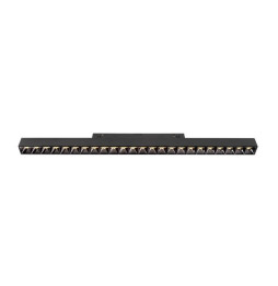 HOFFLIGHTS - Perfil techo ASSEN 16 Lens 16W 30° 48V ON-OFF IP20 2700K negro