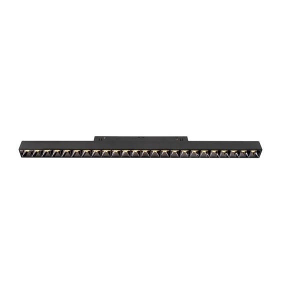 HOFFLIGHTS - Perfil techo ASSEN 16 Lens 16W 30° 48V ON-OFF IP20 2700K negro