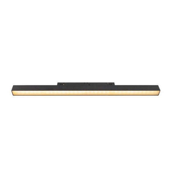 HOFFLIGHTS - Perfil techo ASSEN 16 opal 16W 48V ON-OFF IP20 3000K negro