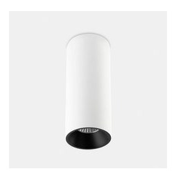 LedsC4 - Downlight PLAY Deco superficie 6,4W 4000K CRI90 blanco/blanco 48,7 corte de fase IP23 642lm