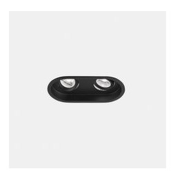LedsC4 - Downlight PLAY Deco doble 35,4W 2700K CRI90 46,6 DALI negro IP23 3042lm