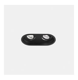 LedsC4 - Downlight PLAY Deco doble 12,8W 3000K CRI90 28 corte de fase negro IP23 1273lm