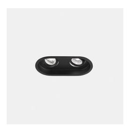 LedsC4 - Downlight PLAY Deco doble 12,8W 2700K CRI90 48,7 corte de fase negro IP23 1108lm