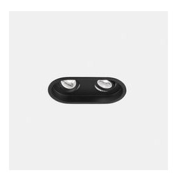 LedsC4 - Downlight PLAY Deco doble 12,8W 3000K CRI90 48,7 negro IP23 1284lm